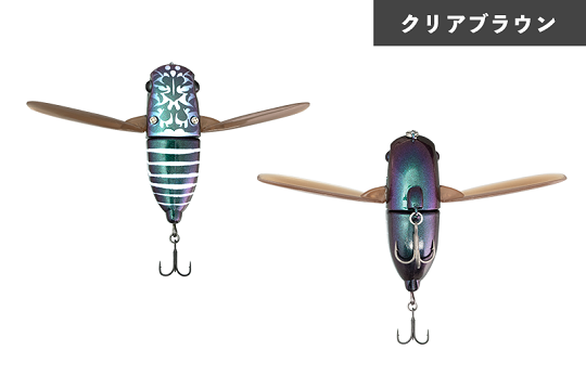 Jackal Suisen 43mm Soft body Cicada surface lure