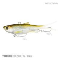 Samaki Vibelicious 70mm Fork Tail Lipless Vibration Soft Bait - tackleaddiction.com.au