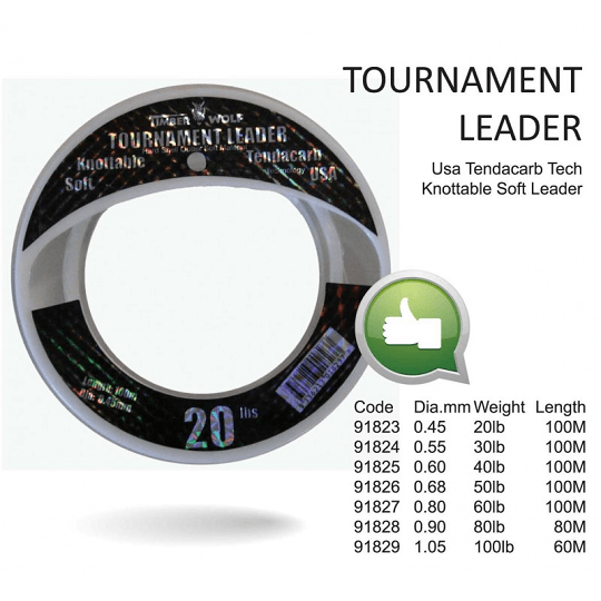 Timberwolf Tournament Leader Fluorocarbon