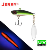 JERRY Reaper 34mm 11g Blade Vibe Lure with tail Spinner - tackleaddiction.com.au