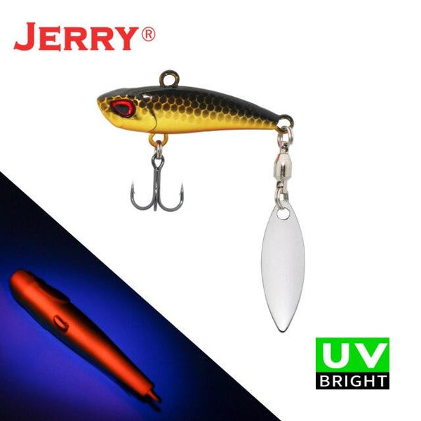 JERRY Reaper 38mm 16g Blade Vibe Lure with tail Spinner