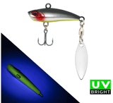 JERRY Reaper 34mm 11g Blade Vibe Lure with tail Spinner - tackleaddiction.com.au